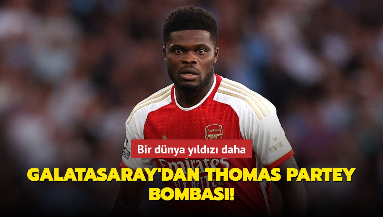 Bir dnya yldz daha! Galatasaray'dan Thomas Partey bombas