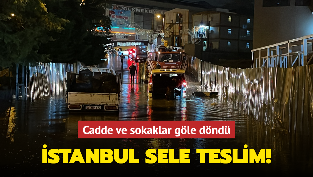 stanbul sele teslim... Cadde ve sokaklar gle dnd