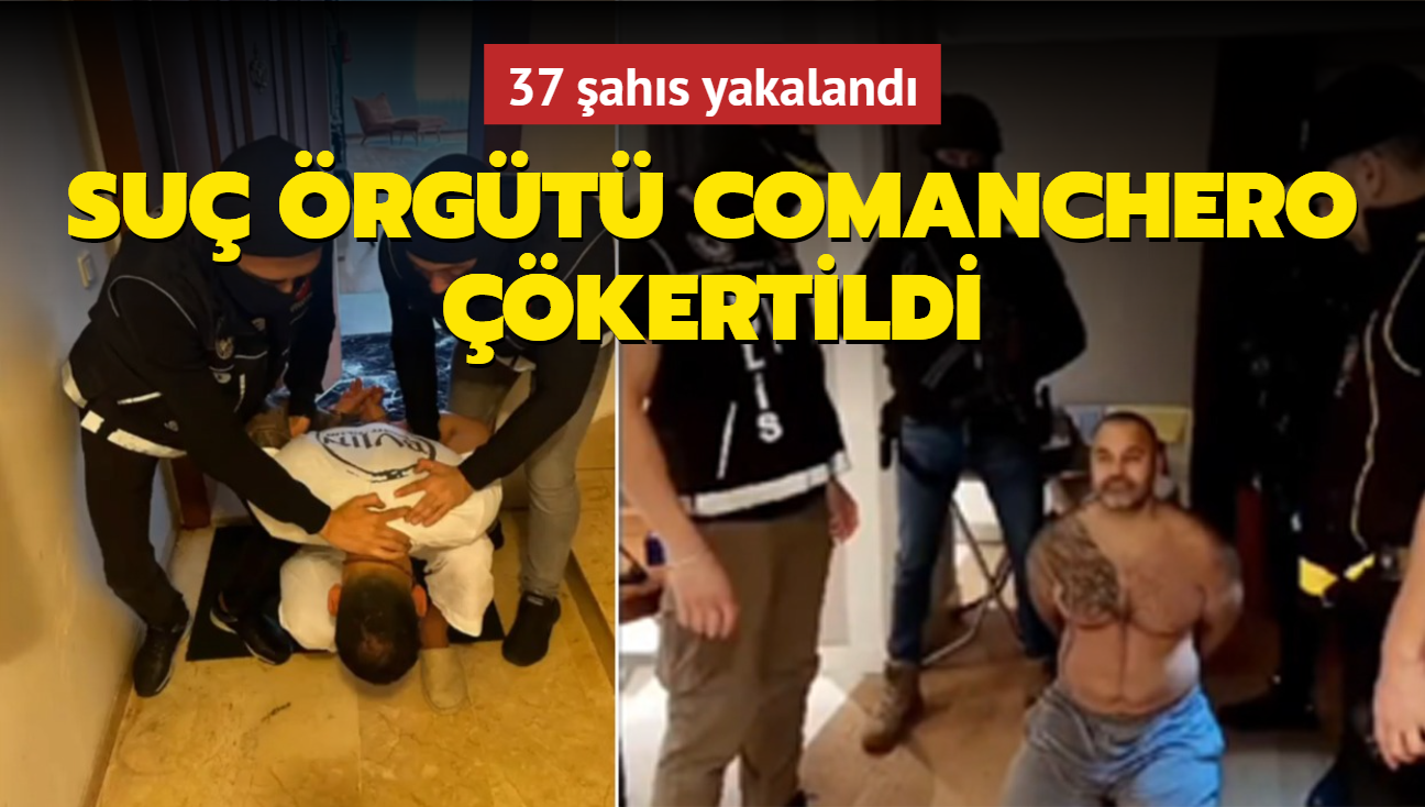 Organize suç örgütü Comanchero çökertildi