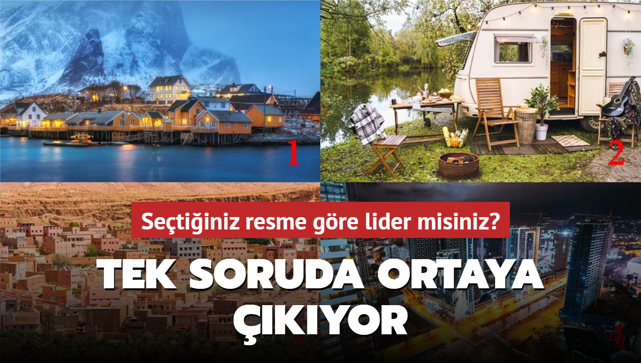 Kiilik testi: Setiiniz resme gre lider misiniz" Tek soruda ortaya kyor...