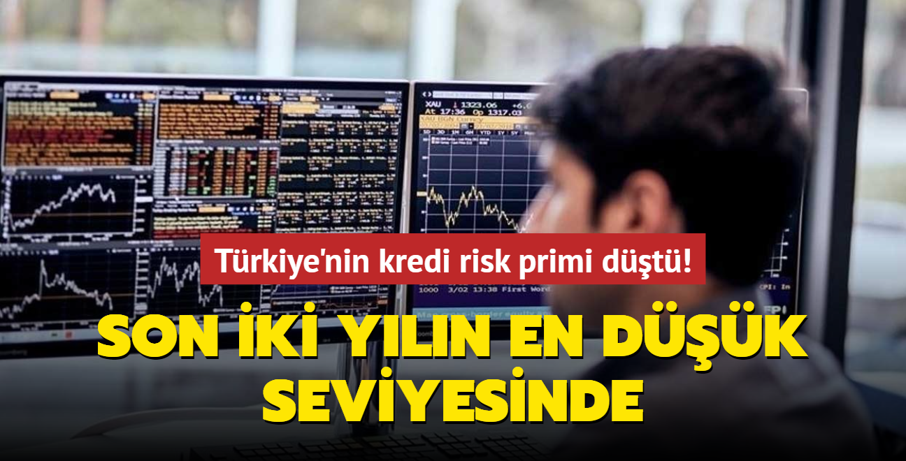 Son iki yln en dk seviyesinde... Trkiye'nin kredi risk primi dt