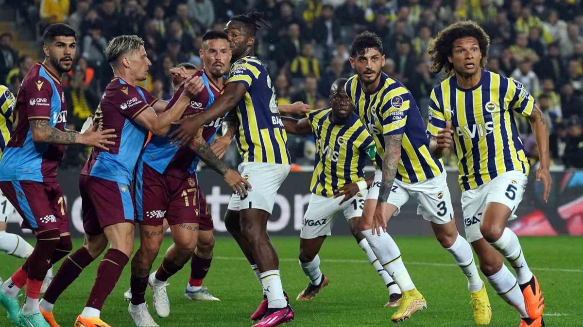 Fenerbahe, 134. kez Trabzonspor ile kar karya