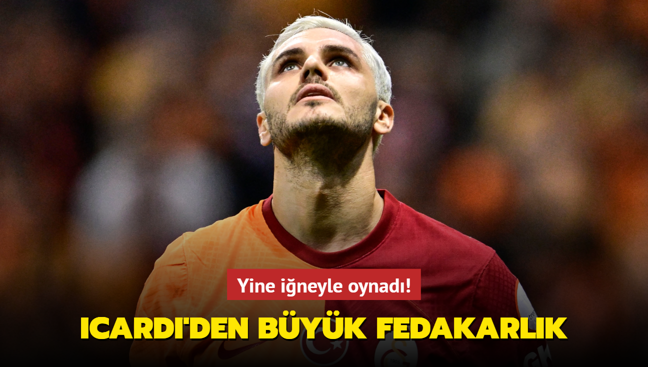 Mauro Icardi'den byk fedakarlk! Yine ineyle oynad