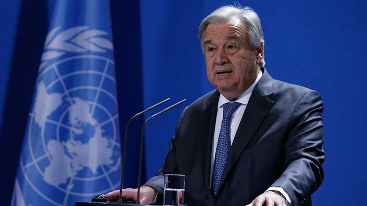 Guterres'ten srail'in saldrlarna tepki