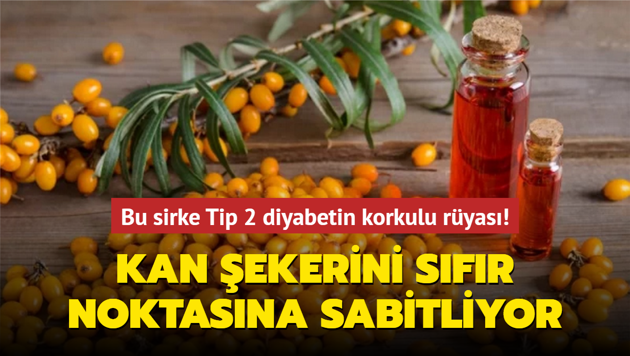 Bu sirke Tip 2 diyabetin korkulu ryas! Kan ekerini sfr noktasna sabitliyor