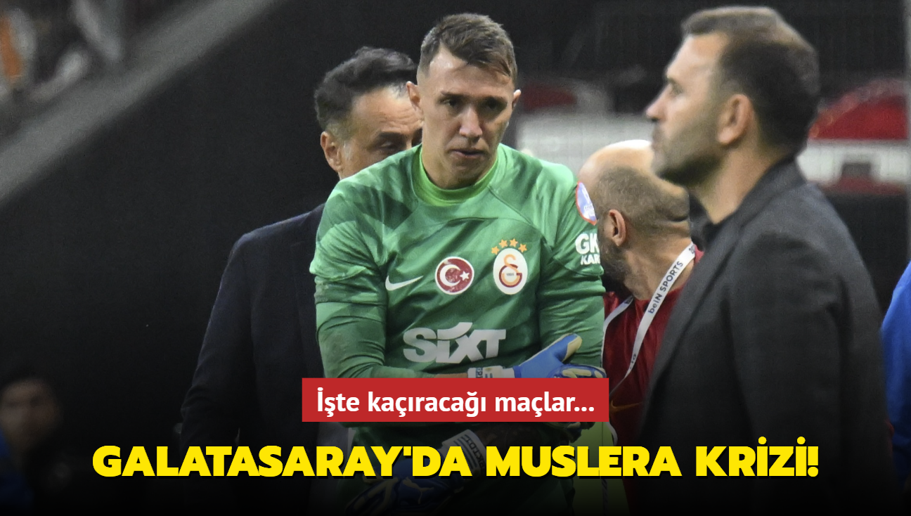 Galatasaray'da Fernando Muslera krizi! te karaca malar...