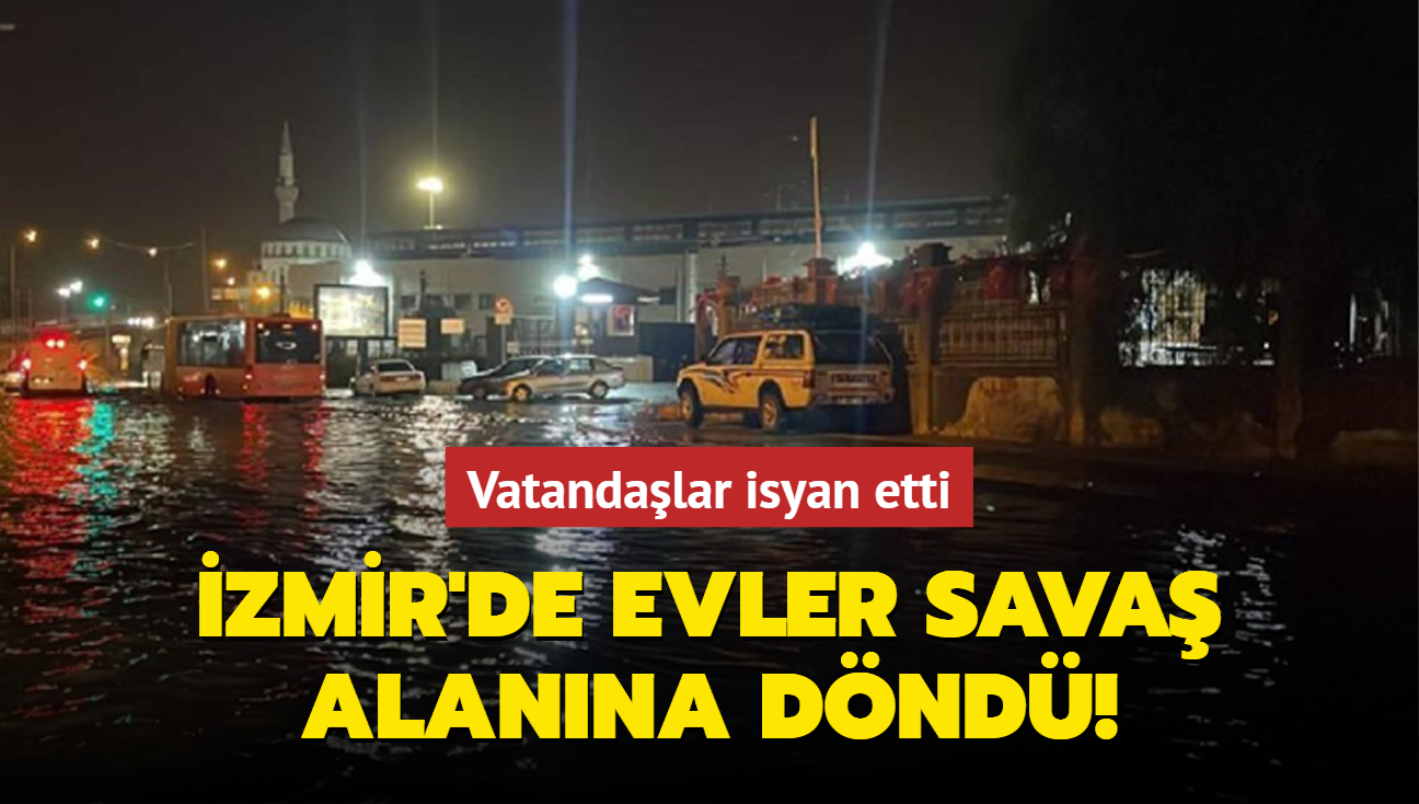 zmir'de evler sava alanna dnd! Vatandalar isyan etti: Yetkililer hi nlem almyor