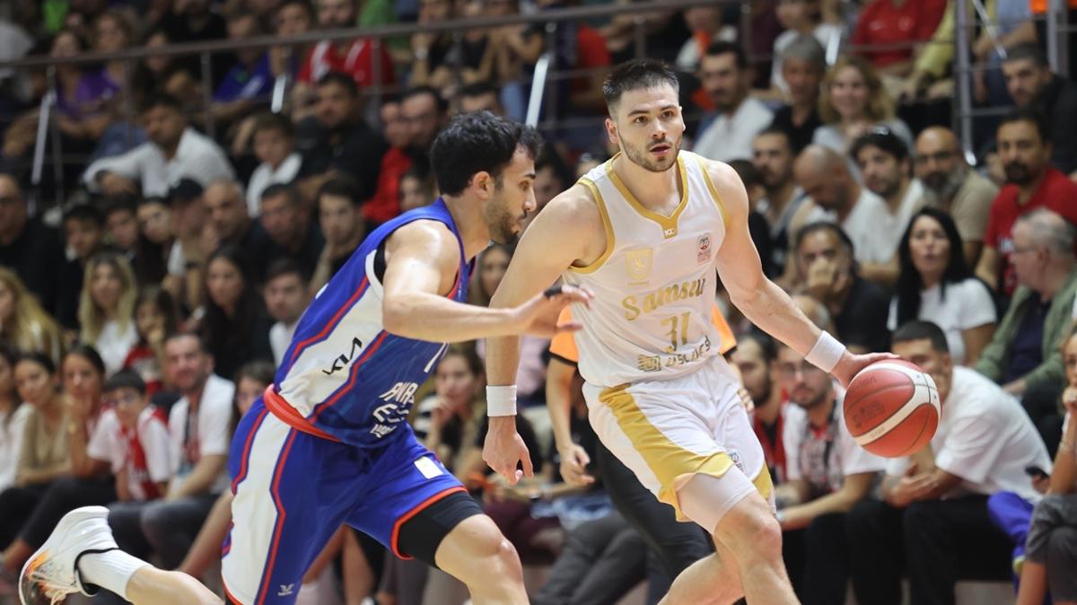 Anadolu Efes, deplasmanda Samsunspor engelini at