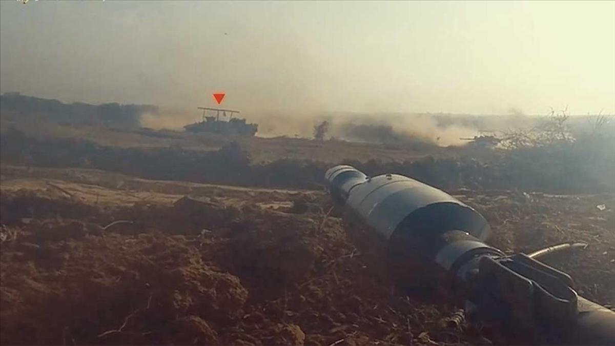 Gazze eridi'ne giren 6 srail tank daha imha edildi