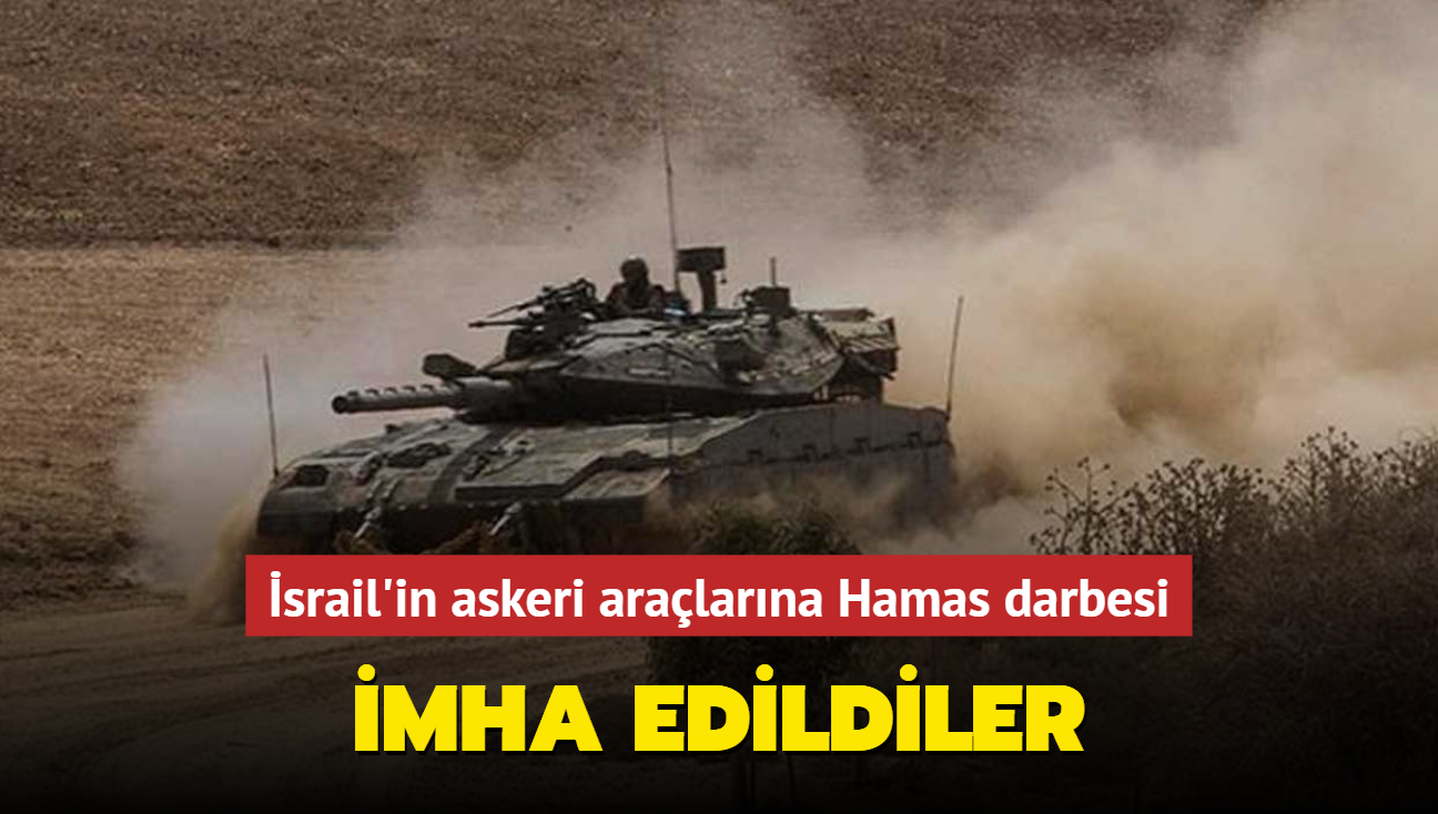 srail'in askeri aralarna Hamas darbesi... mha edildiler