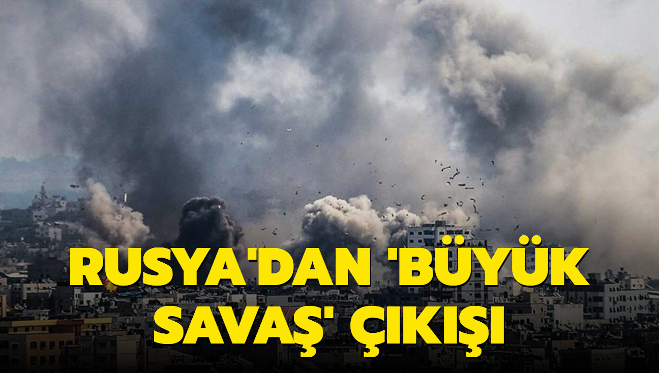 Rusya'dan Bat'ya Orta Dou tepkisi... "Anglosaksonlar byk savan eiine srklyor"