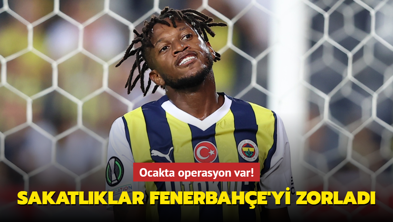 Sakatlklar Fenerbahe'yi zorlad! Ocakta operasyon var