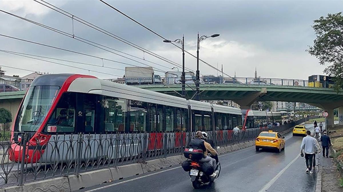 Kabata-Baclar Tramvay Hatt'nda seferler durdu