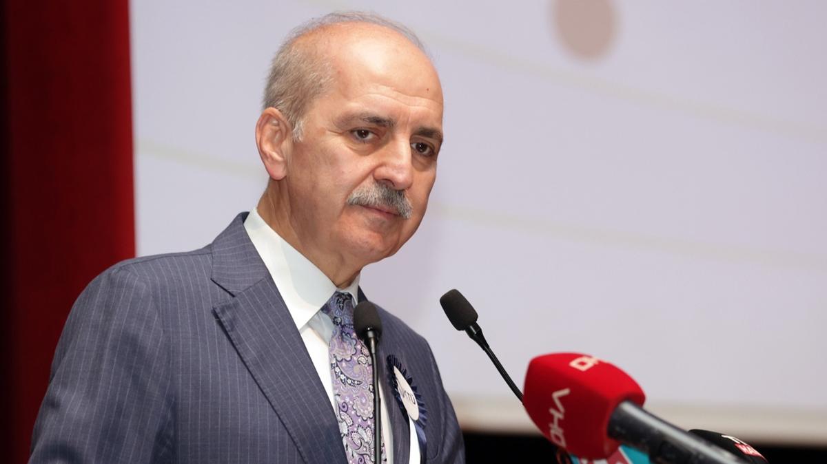 TBMM Bakan Kurtulmu'tan BM eletirisi: 140 lke 'Yeter artk durun' diyor ama durduramyorsunuz