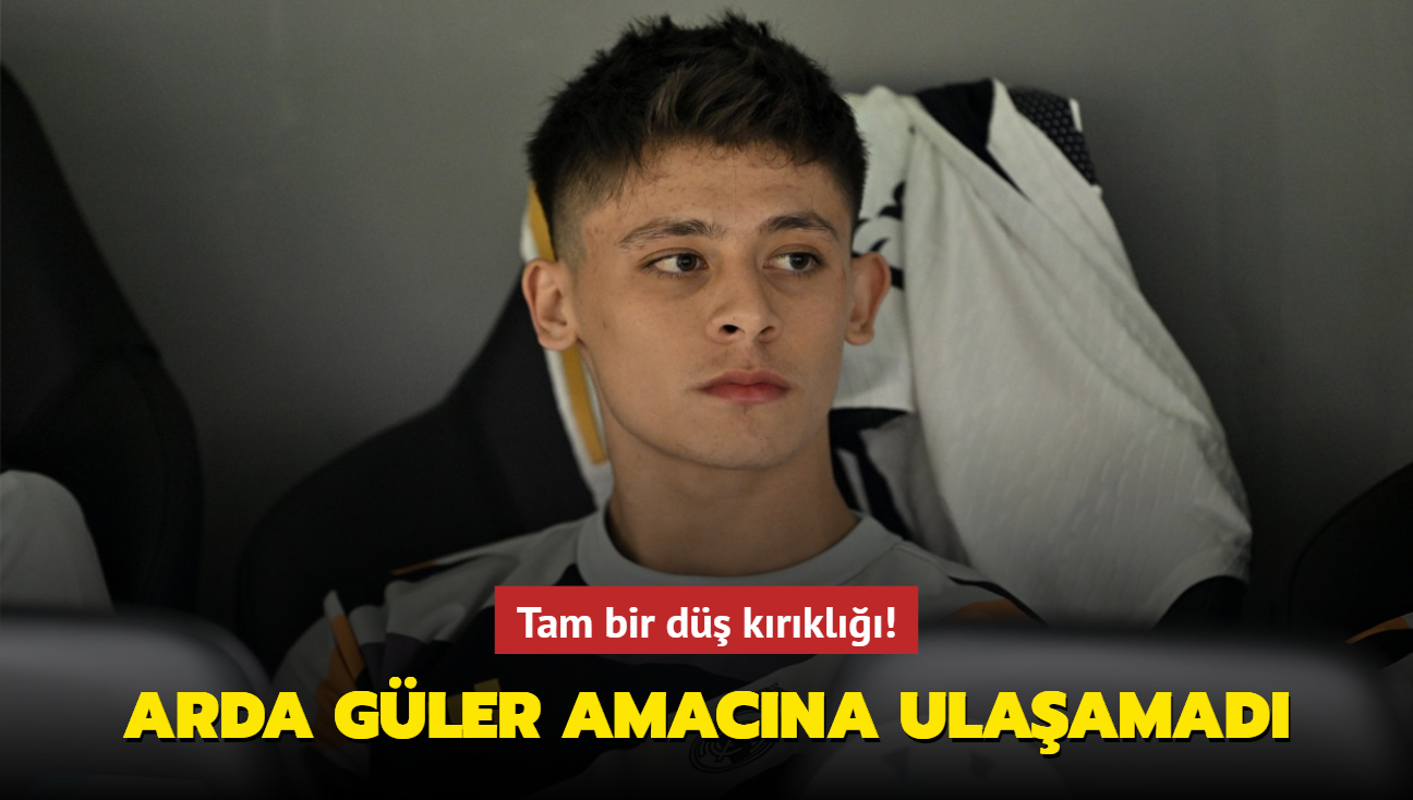 Tam bir d krkl! Arda Gler amacna ulaamad...