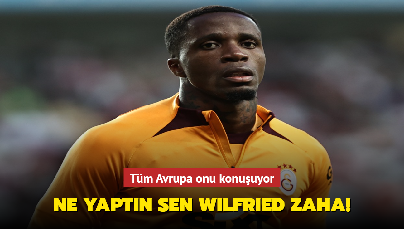 Ne yaptn sen Wilfried Zaha! Tm Avrupa onu konuuyor...