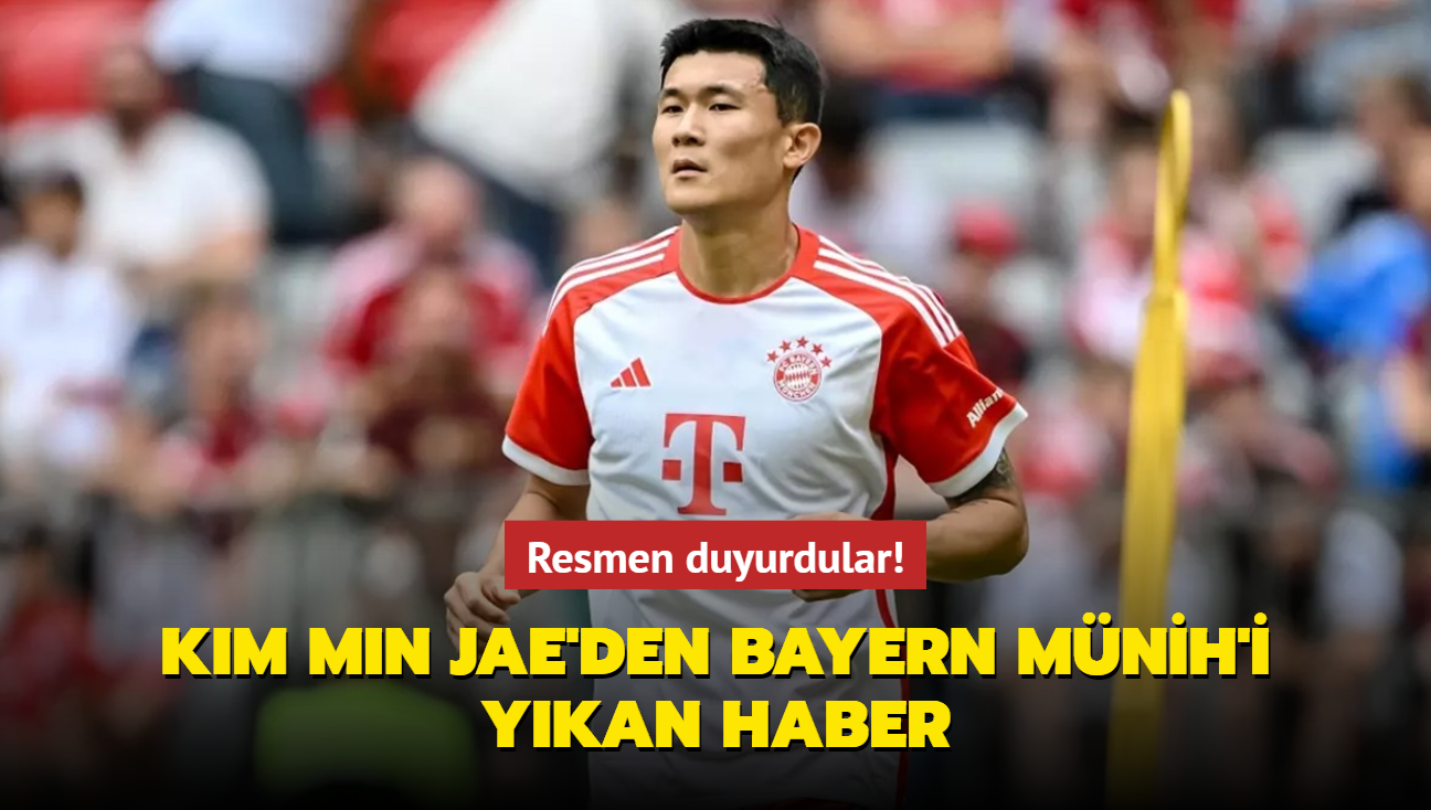 Resmen duyurdular! Kim Min Jae'den Bayern Mnih'i ykan haber...
