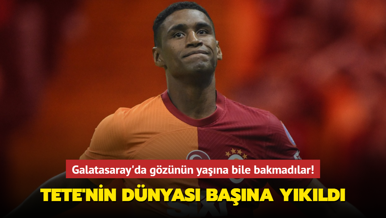 Tete'nin dnyas bana ykld! Galatasaray'da gznn yana bile bakmadlar...