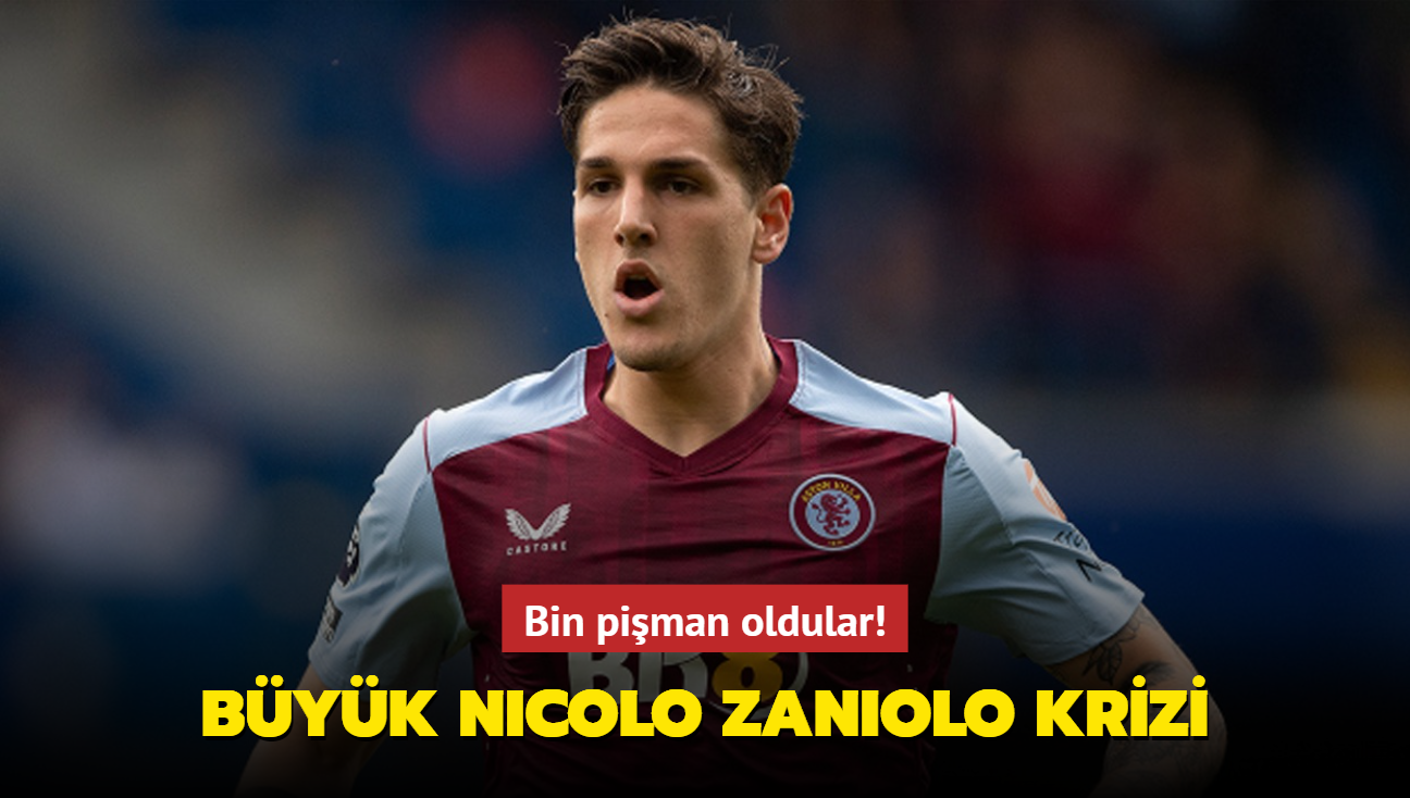 Bin piman oldular! Byk Nicolo Zaniolo krizi...