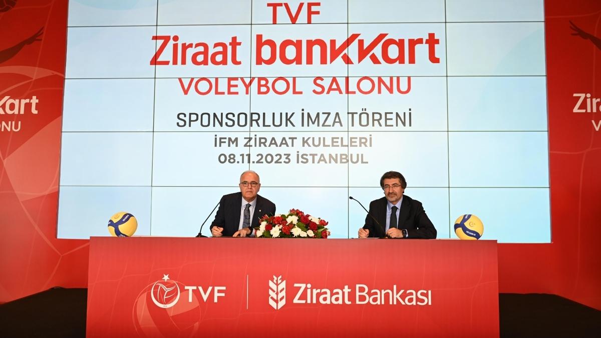 Ziraat Bankas'ndan Trk voleyboluna byk destek