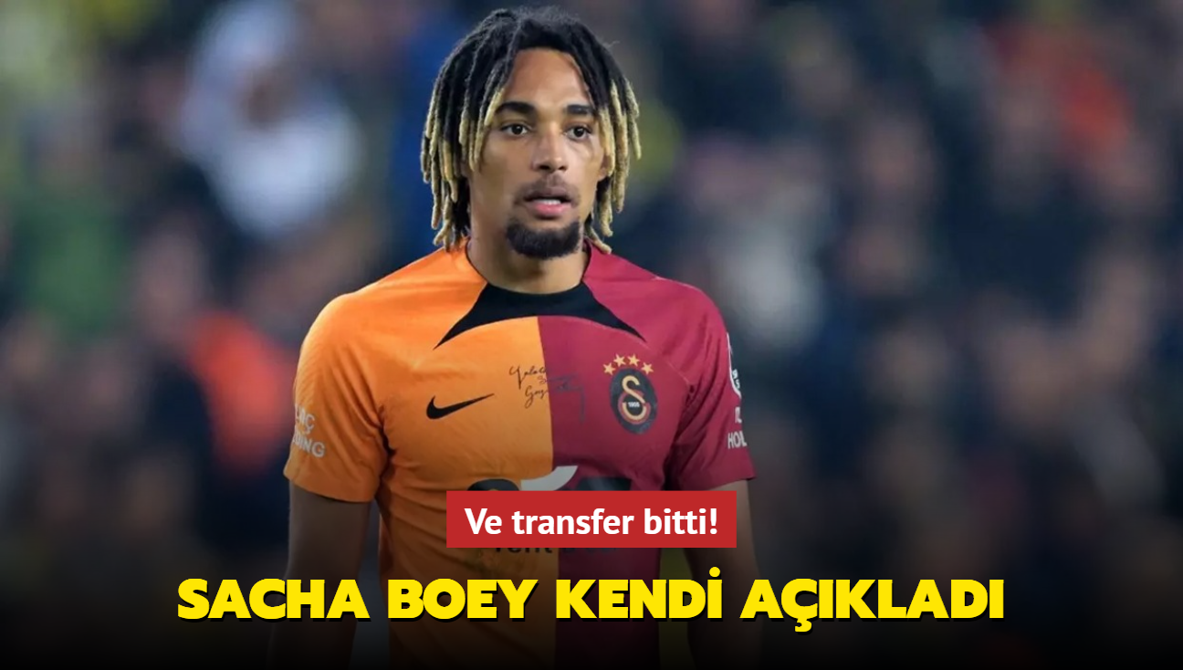 Ve transfer bitti! Sacha Boey kendi aklad...