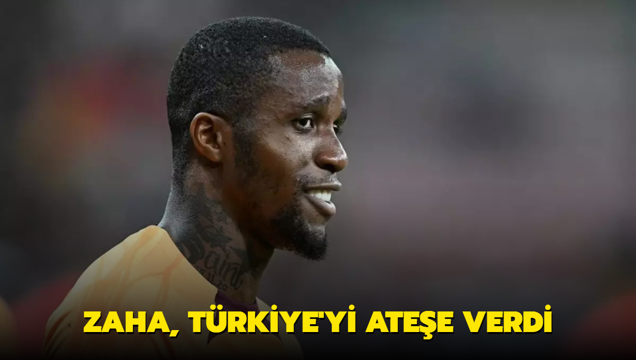 Wilfried Zaha, Trkiye'yi atee verdi