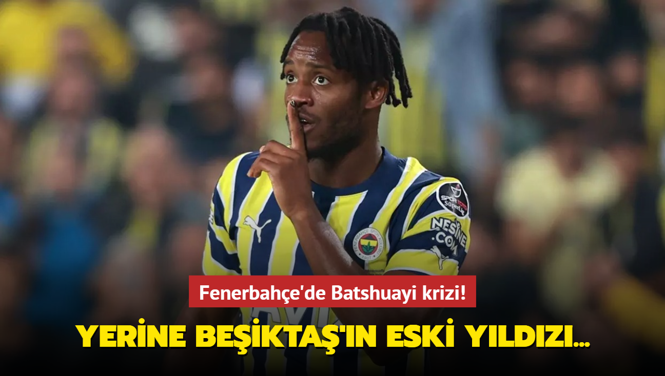 Fenerbahe'de Batshuayi krizi! Yerine Beikta'n eski yldz...