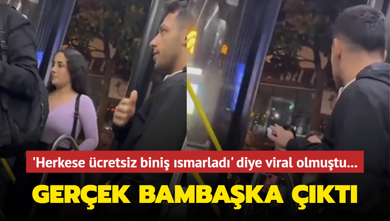 'Herkese cretsiz bini smarlad' diye viral olmutu... Gerek bambaka kt