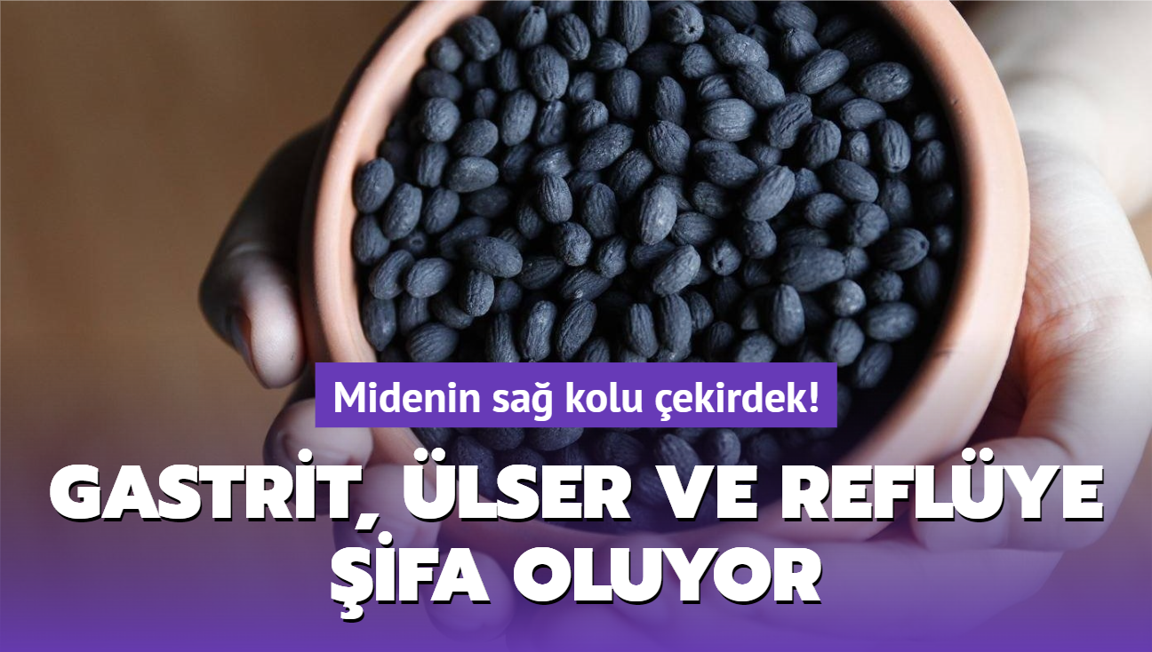 Midenin sa kolu ekirdek! Gastrit, lser ve reflye ifa oluyor