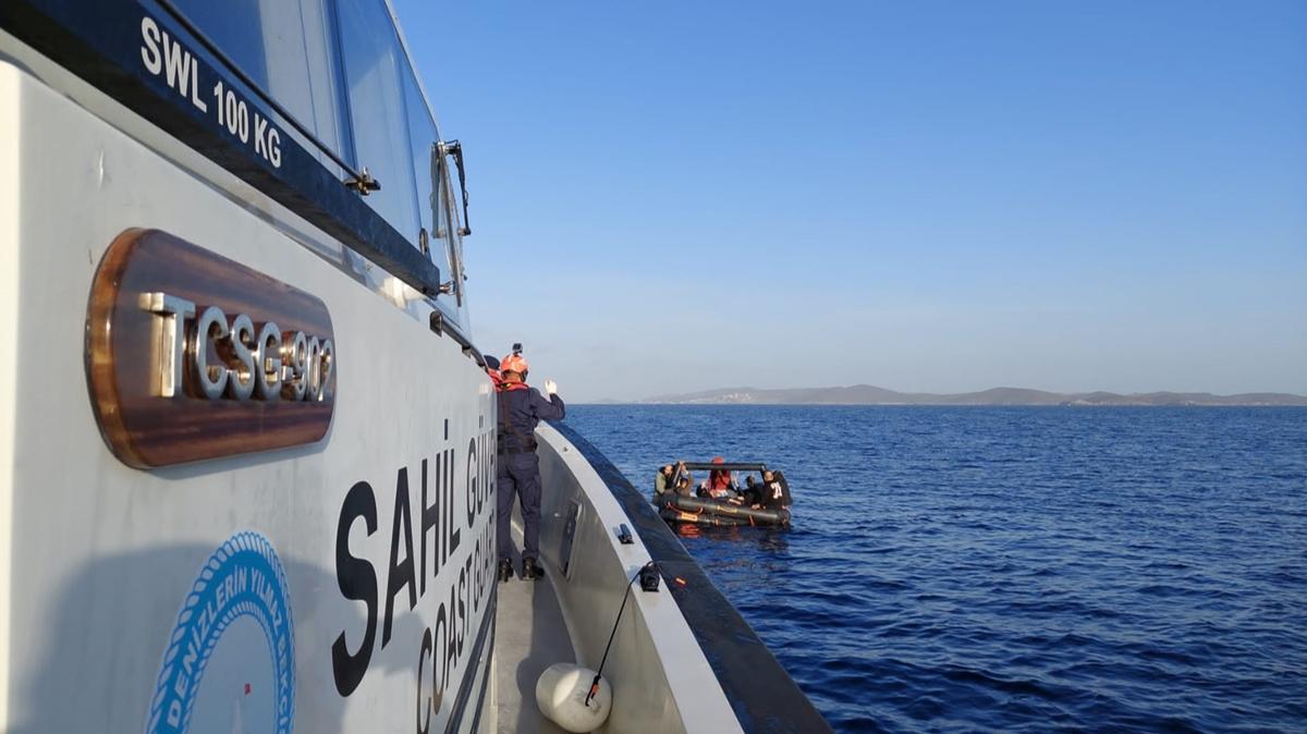 Yunanistan'n Trk sularna ittii dzensiz gmenler kurtarld