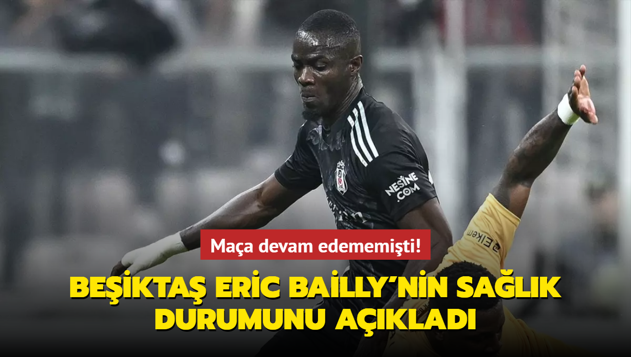 Maa devam edememiti! Beikta Eric Bailly'nin salk durumunu aklad