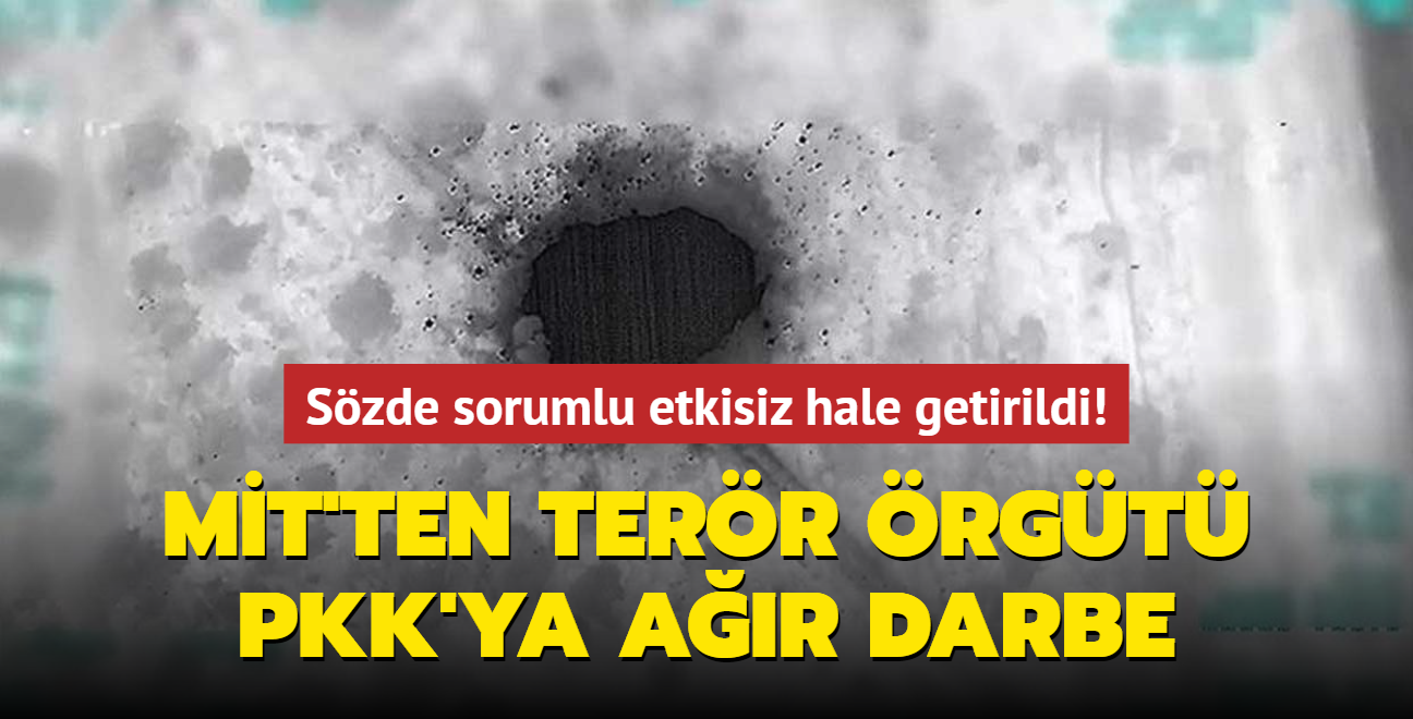 MT'ten terr rgt PKK'ya ar darbe... Szde sorumlu etkisiz hale getirildi