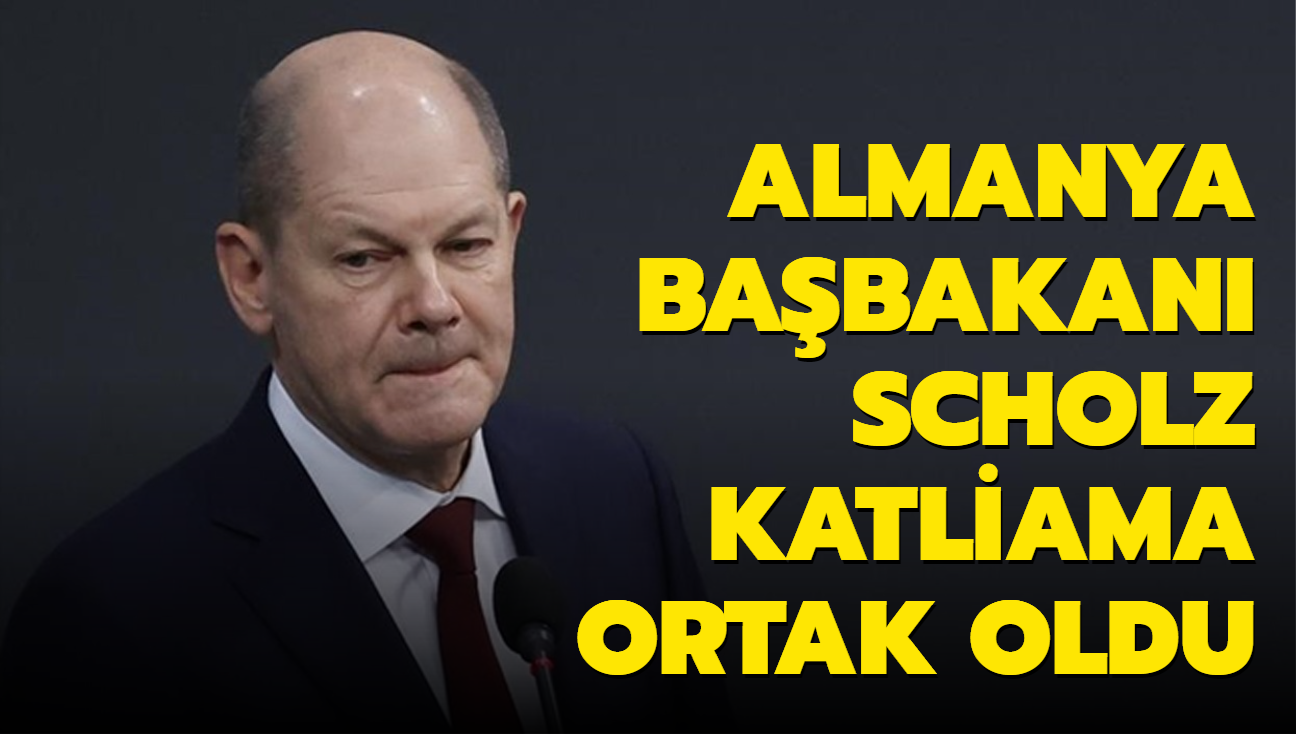 Scholz katliama ortak oldu: Almanya'nn yeri srail'in yandr