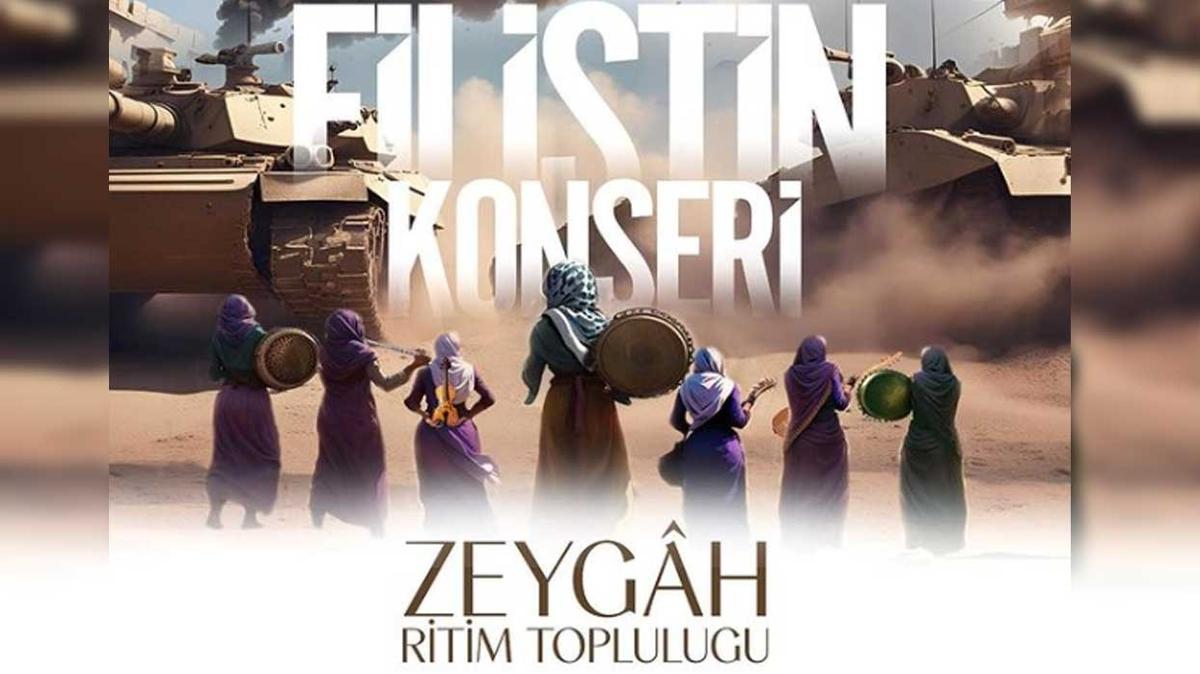 Zeygh Ritim Topluluu'ndan Filistin konseri
