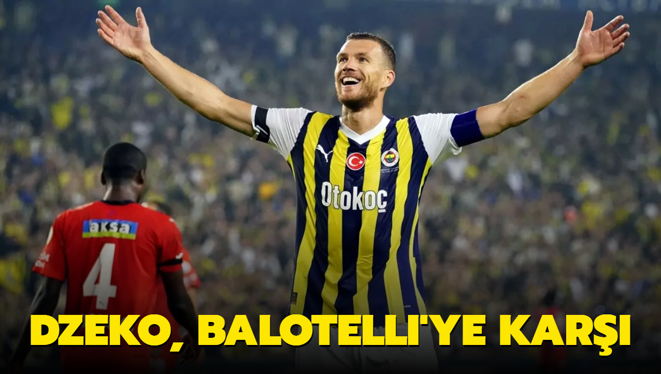 Dzeko, Balotelli'ye kar