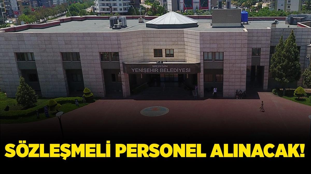 Yeniehir Belediye Bakanl szlemeli personel alacak!