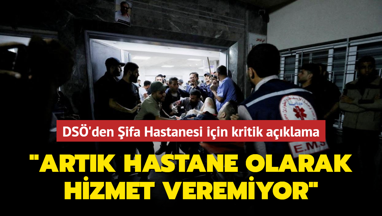 DS'den ifa Hastanesi iin kritik aklama...  "Artk hastane olarak hizmet veremiyor"