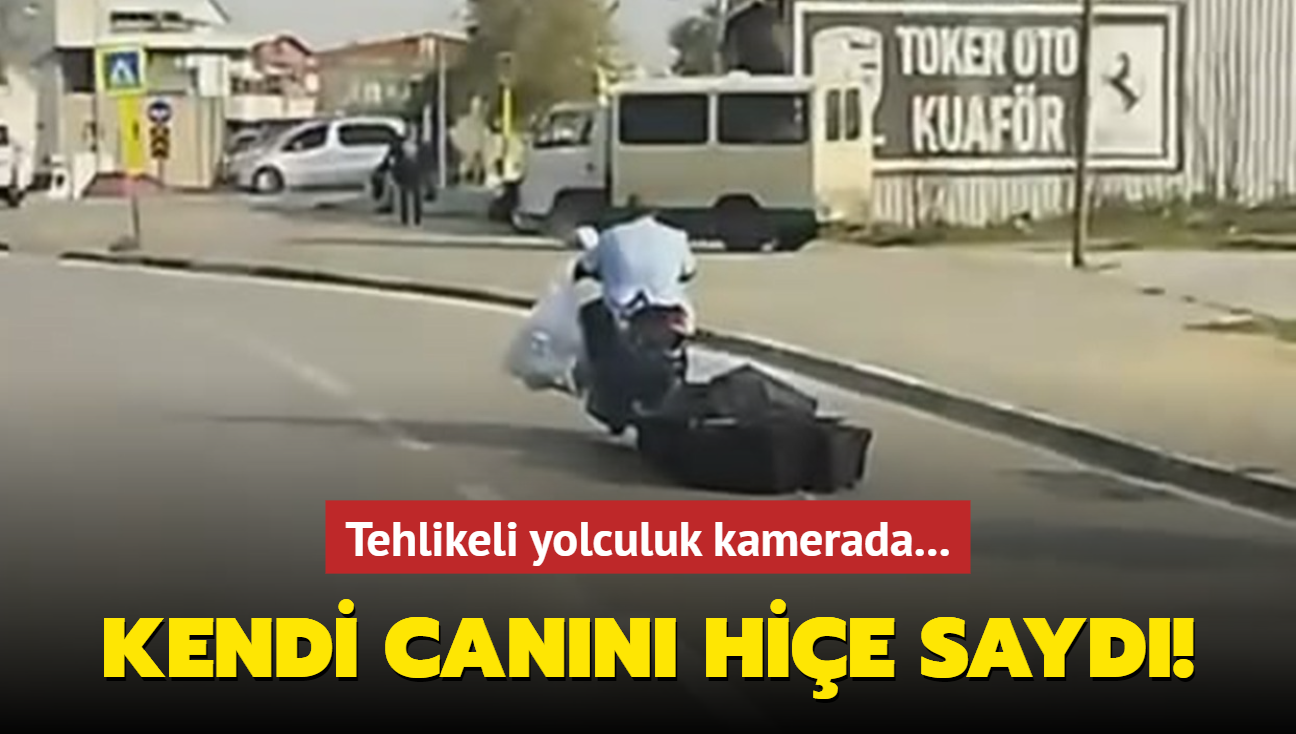 Tehlikeli yolculuk kamerada! Kendi cann hie sayd