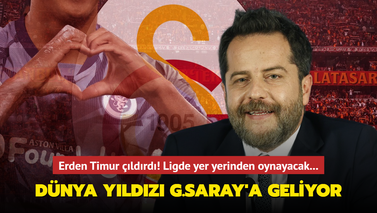 Erden Timur ldrd! Dnya yldz ocakta Galatasaray'a geliyor: Ligde yer yerinden oynayacak