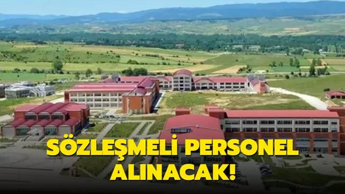 Kastamonu niversitesi szlemeli personel alyor!