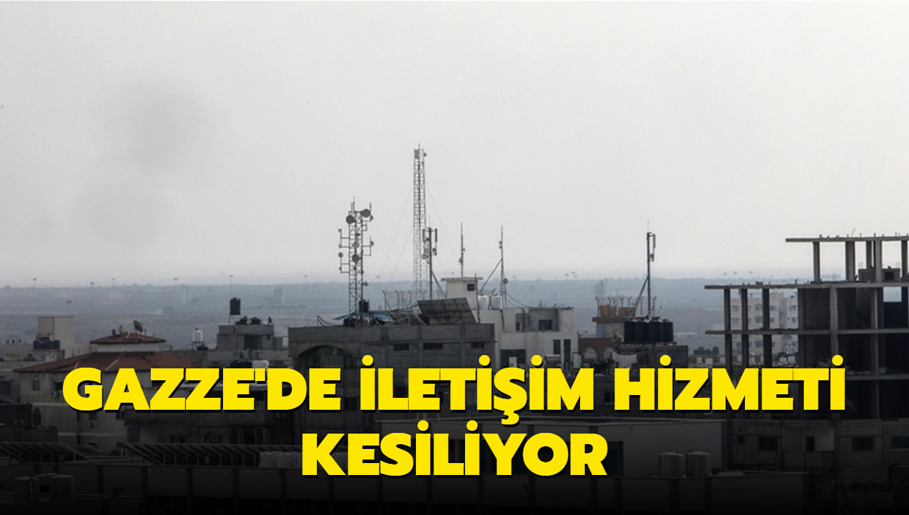 Filistin telekomnikasyon irketi duyurdu: Gazze'de iletiim hizmeti kesiliyor