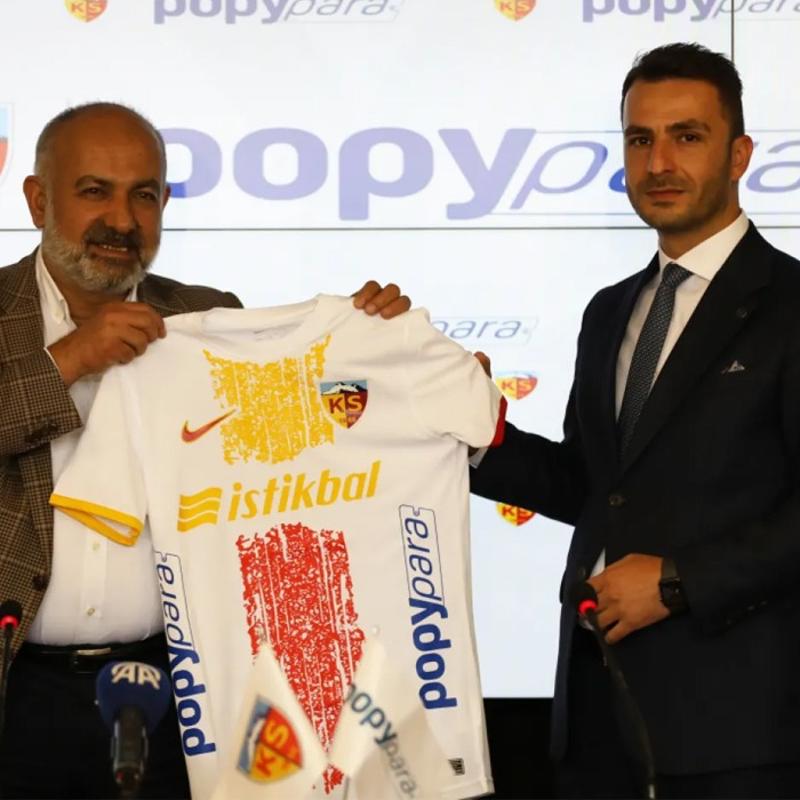 Kayserispor'un yeni sponsoru Popypara oldu!