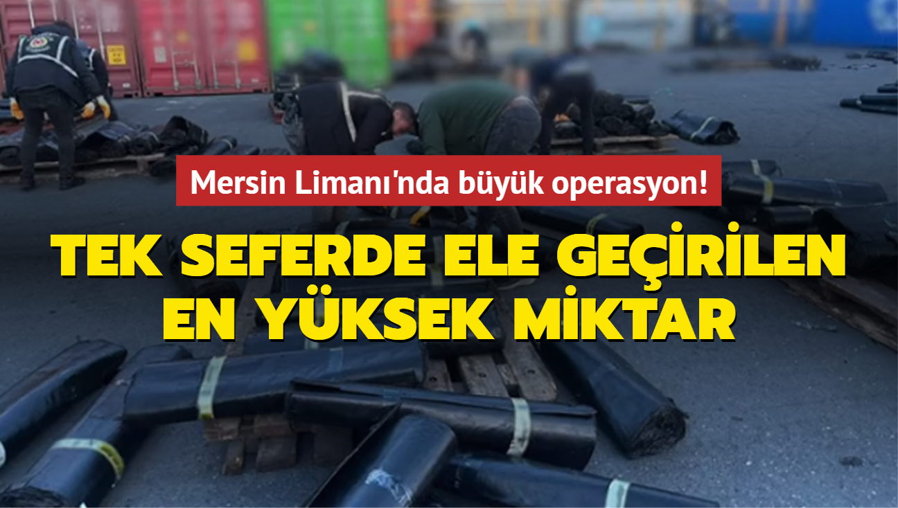 Mersin Liman'nda kaak elektronik sigara operasyonu!