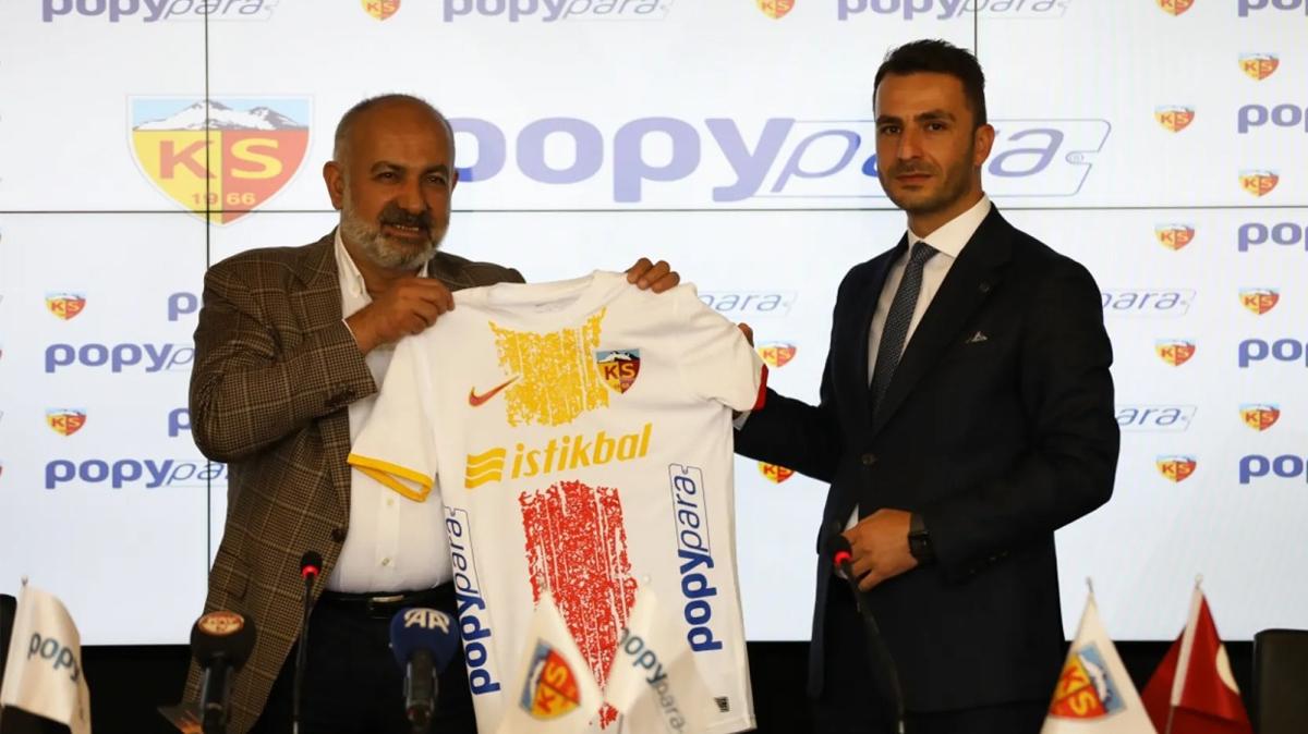 Kayserispor'un yeni sponsoru Popypara oldu!