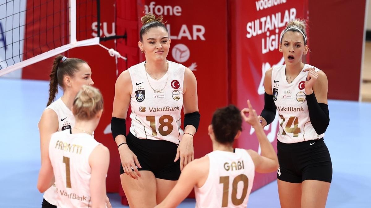 VakfBank, ampiyonlar Ligi'nde yoluna doludizgin devam ediyor