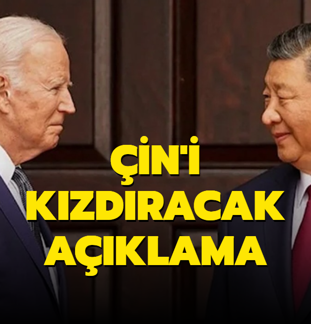 Biden'dan inli mevkida Xi'yi kzdracak aklama!