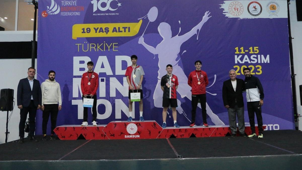 19 Ya Alt Trkiye Badminton ampiyonas, Samsun'da sona erdi