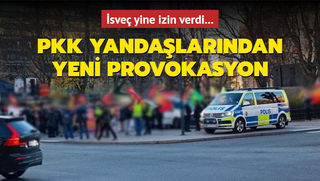 İsveç'te PKK yandaşlarından yeni provokasyon
