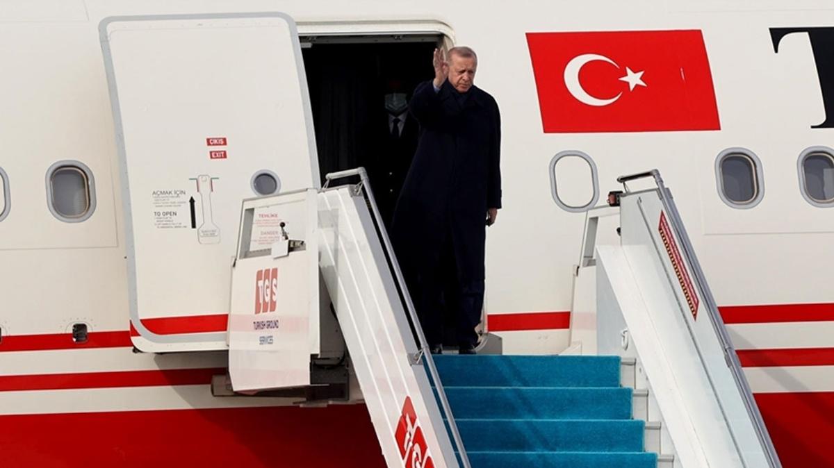 Başkan Erdoğan, Almanya'dan ayrıldı