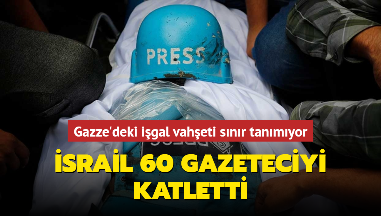 Gazze'deki igal vaheti snr tanmyor... srail 60 gazeteciyi katletti